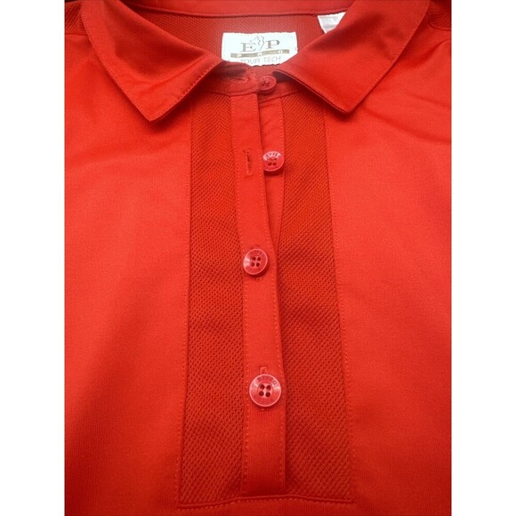 EP Pro Tour Tech Sleeveless Women’s RED Golf Shirt Polyester Spandex SZ 1X - Picture 3 of 8